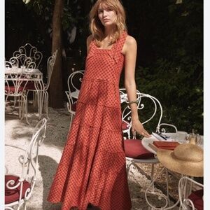 Sézane Annie Dress (Sienna) Size 8